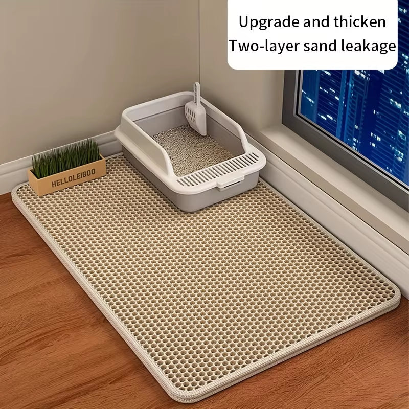 Waterproof & Double Layer Cat Litter Mat