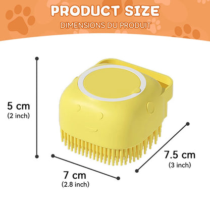Dog Bathing Brush Pet Massage Brush for Dogs and Cats 