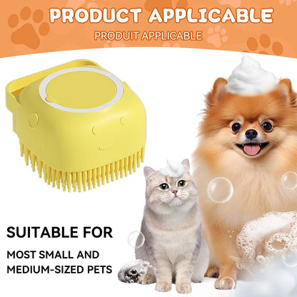 Dog Bathing Brush Pet Massage Brush for Dogs and Cats 